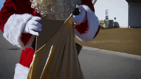 JohnnySlicks giphyupload christmas santa johnny slicks GIF