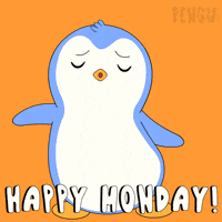 Happy Monday Morning GIF by Pudgy Penguins