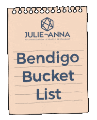 Julieanna Sticker by Julie-Anna Inn Bendigo