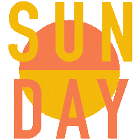 Weekend Sunday Sticker