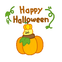 Happy Trick Or Treat Sticker by DINOSALLY