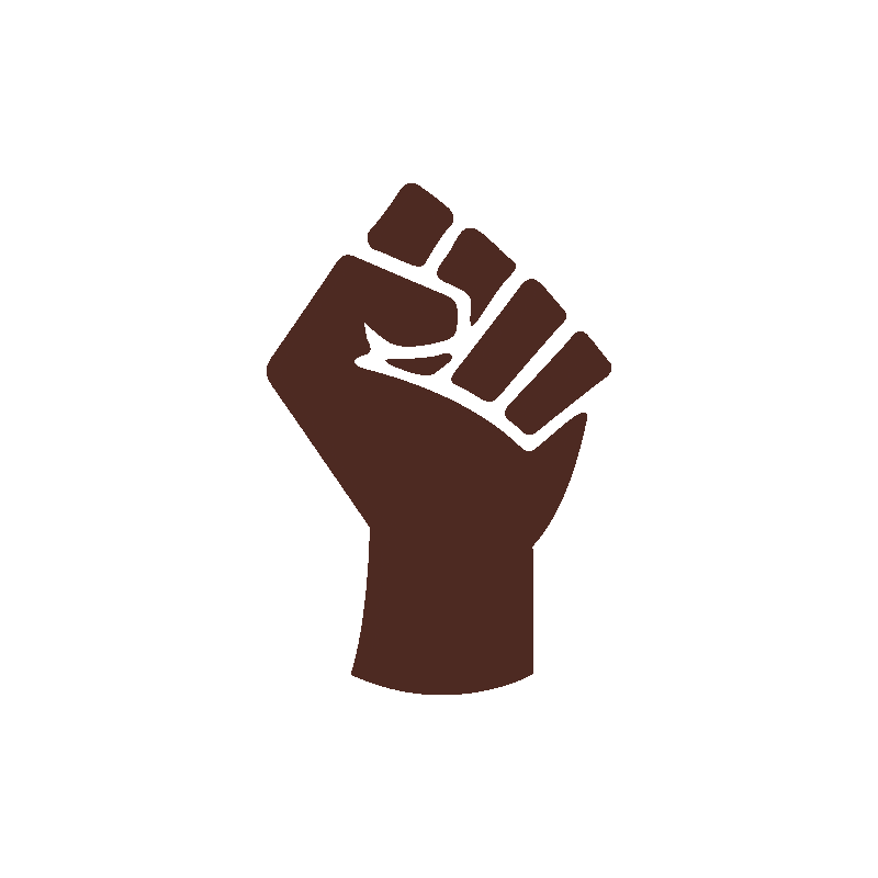 Black Power Fist Sticker by Legacy Recordings