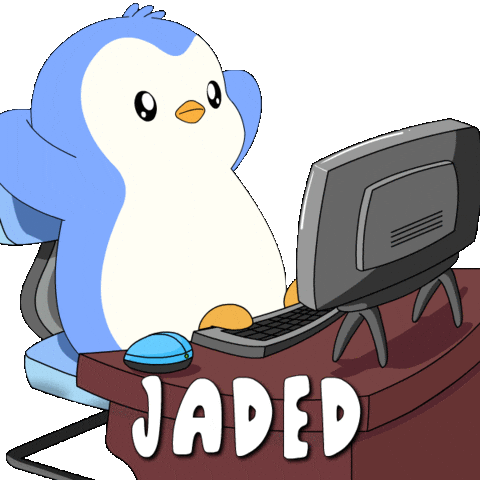 Bored Let Down Sticker by Pudgy Penguins