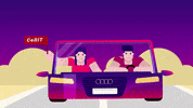 illustration car GIF by Decom