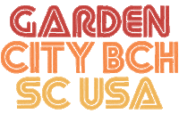 surfsidebeachco sc south carolina garden city sbco Sticker