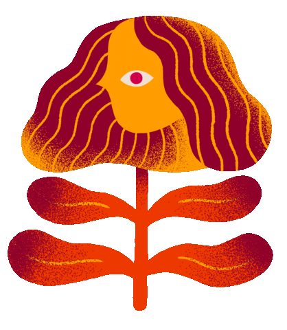 pearldsouza flower plant botanical flowerchild Sticker