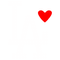 Los Angeles La Sticker by Mendid