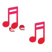 Music Notes Sticker by TAFE Queensland