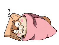 nutchiesid sleepy good night sleeping zzz Sticker