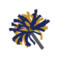 Gold Cheer Sticker by Georgia Southwestern State University