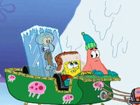 season 8 frozen face-off GIF by SpongeBob SquarePants