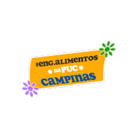 Puc Engenharia De Alimentos Sticker by PUC-Campinas
