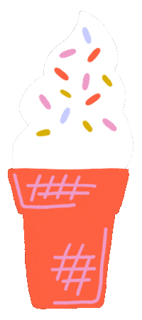 Happy Ice Cream Sticker by ESM Creative Studio