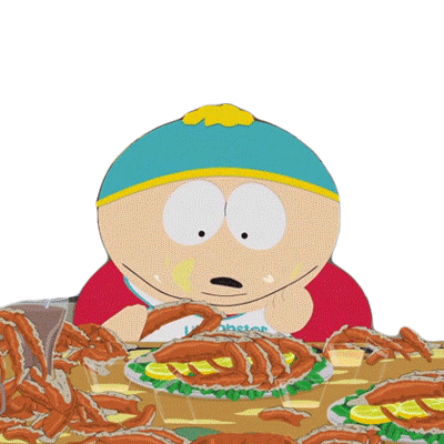 Hungry Eric Cartman Sticker by South Park