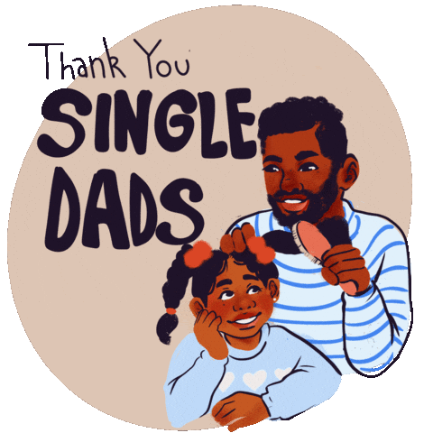 Fathers Day Love Sticker by Hello All