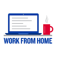 Work From Home Computer Sticker by American Family Insurance
