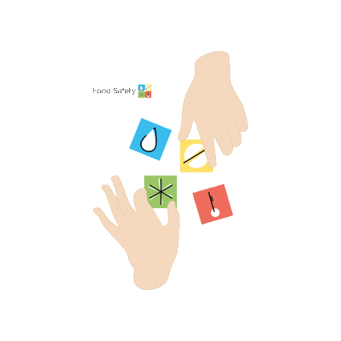 foodsafety giphygifmaker Sticker
