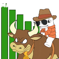 Bull Run Crypto Sticker by Ordinary Friends