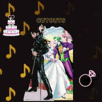 Elvis Presley Wedding Reception GIF by STARCUTOUTSUK