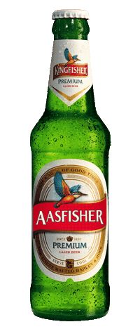 Aasfisher Sticker by KingfisherWorld