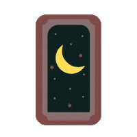 The Moon Illustration Sticker by ANTI- Records