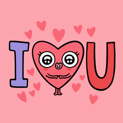 I Love You Hearts GIF
