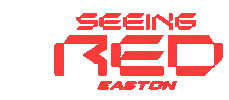 Seeing Red Double Barrel Sticker by Easton Diamond Sports, LLC.