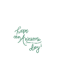 Have An Awesome Day Sticker by Beauty by Earth
