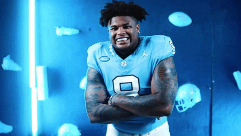 North Carolina Football GIF by UNC Tar Heels