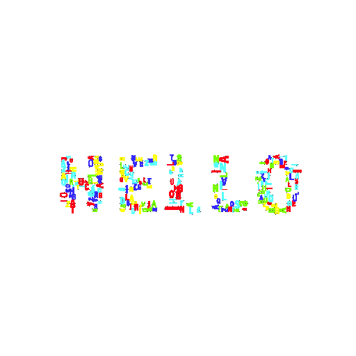 Words Hello Sticker