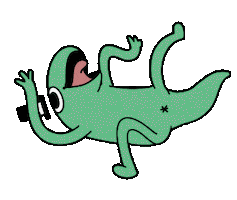 Frog Deny Sticker by Incrediville