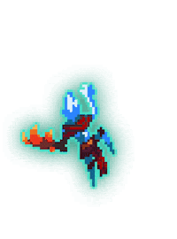 Pixel Attack Sticker by Toge Productions