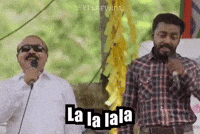La La La Singing GIF