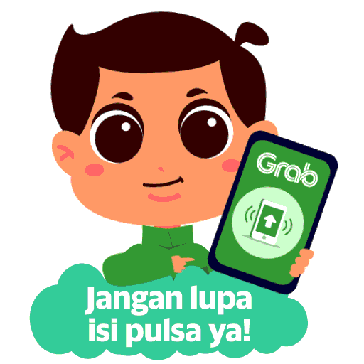 Corona Grabid Sticker by Grab Indonesia