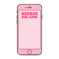 Pink Phone Sticker by Jessie McEwan