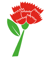 Tag Der Arbeit Flower Sticker by Deutscher Gewerkschaftsbund (DGB)