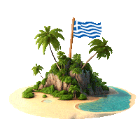 Beach Sea Sticker by Crystal-Tours