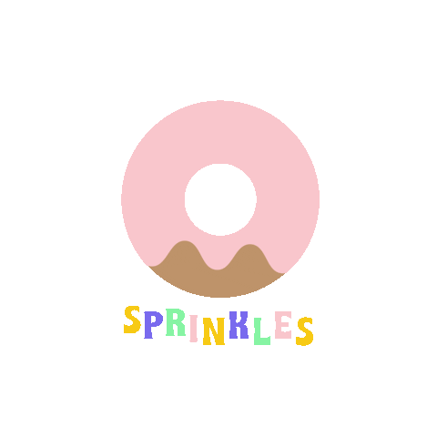 Happy Donuts And Coffee Sticker