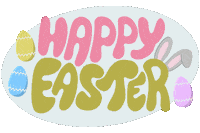 Easter Bunny Spring Sticker