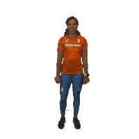 AtletiekunieNL thumbs up oranje sprint teamnl Sticker