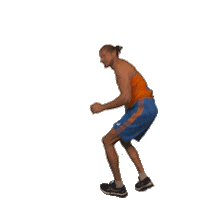 AtletiekunieNL oranje handstand teamnl atletiek Sticker
