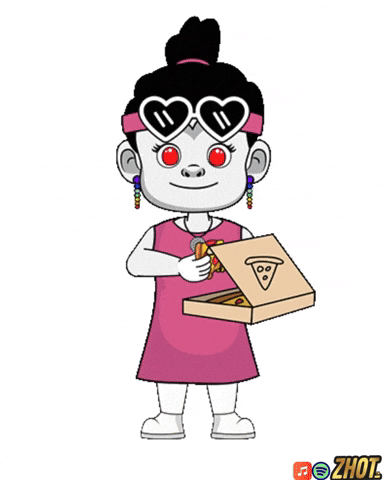 Pizza Time GIF by Zhotcita