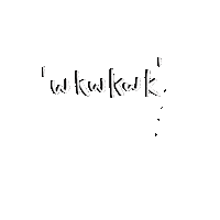 Laugh Hitam Sticker