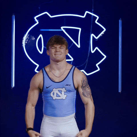 University Of North Carolina Wrestling GIF by UNC Tar Heels