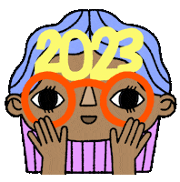 New Year Goals Sticker by Anke Weckmann