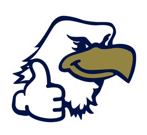 Gold Yes Sticker by Georgia Southern University