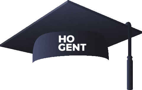 Hat Graduation Sticker by HOGENT