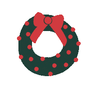 Christmas Bow Sticker