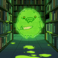 digitalducks stabby quacks cartoon duck digital ducks GIF