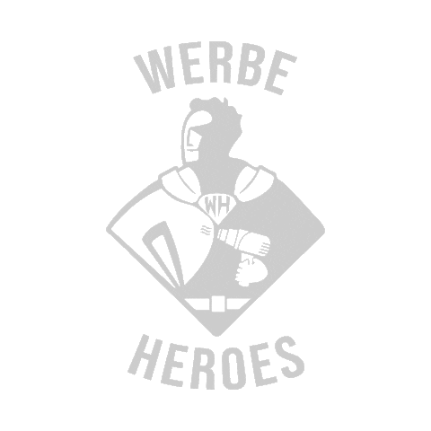 WerbeHeroes giphyupload neon agency hamburg Sticker